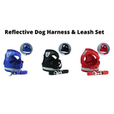 Reflective Safety Dog And Cat Harness With Leash
