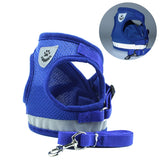Reflective Safety Dog And Cat Harness With Leash