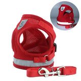 Reflective Safety Dog And Cat Harness With Leash