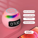 Mini Bluetooth Speaker LED Display Alarm Clock